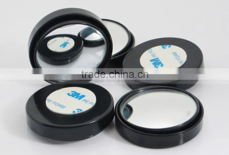 3R-035 Auto Car Rearview Round Blind Spot Mirror Wide Angle Lens 360 Degrees Adjustable Mirror