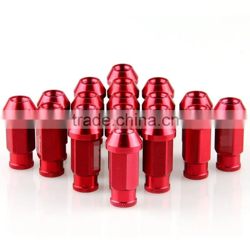 M12 x 1.5MM Open End Extended Aluminum Long Rim Tuner Wheel Lug Nut
