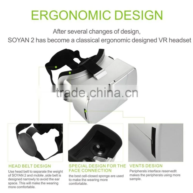 High-tech 3d glasses virtual reality equipment for 3D movie and game