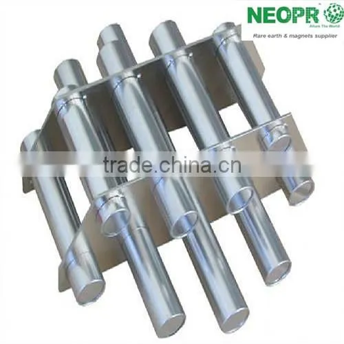 9cores neodymium material magnet filter for injection molding machine hoppers