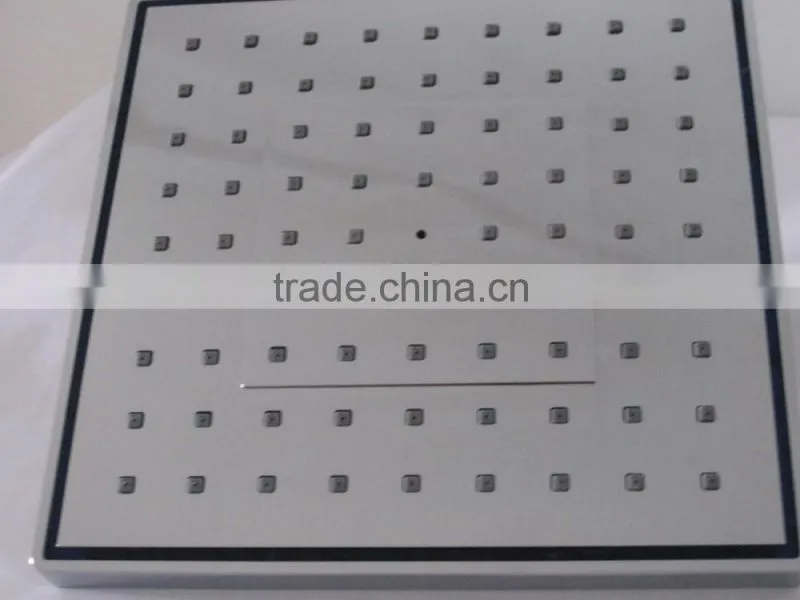 Factory direct bathroom 8 inch abs top square shower head