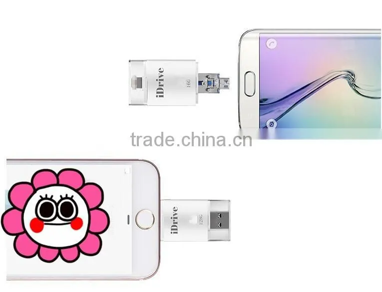Wholesales Price OTG 16G/32G/64G128G USB Flash Drive Memory Stick for iphone/ipad/ipod