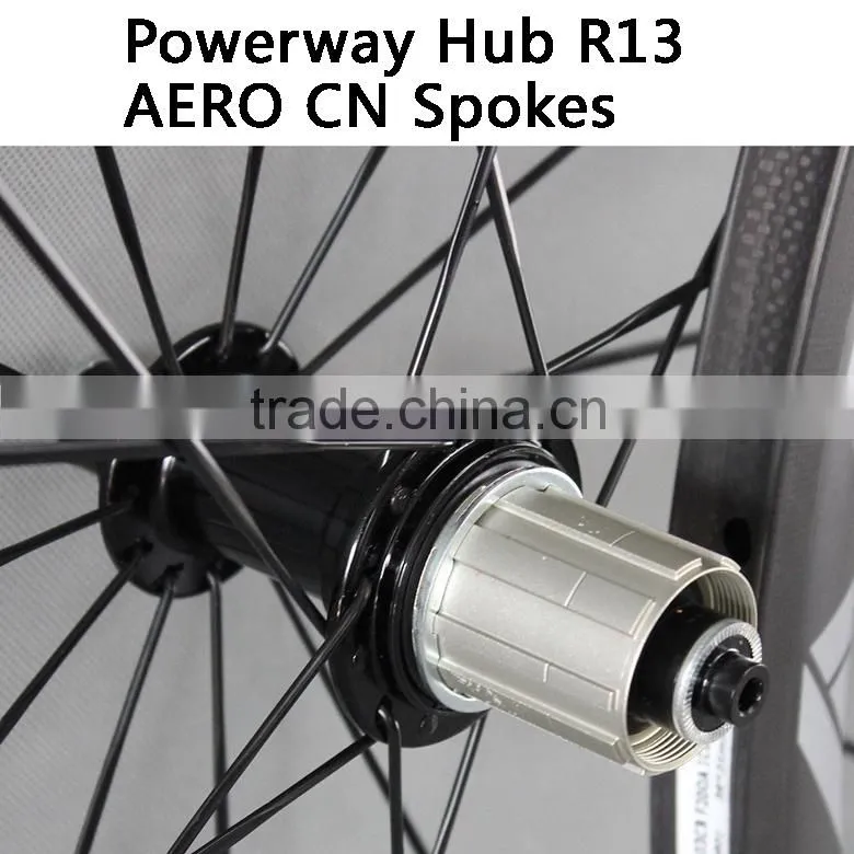21mm width U shape 38mm carbon tubular wheels 700c road bike carbon wheelset 38T with titanium quick relese and brake pads