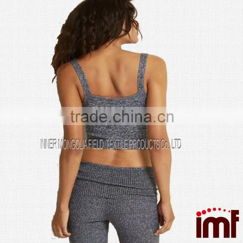 Cashmere Luxe Wrap Bralette Top