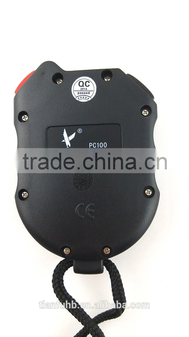 Hot selling 1/100 sec digital sports stopwatch for PC100D