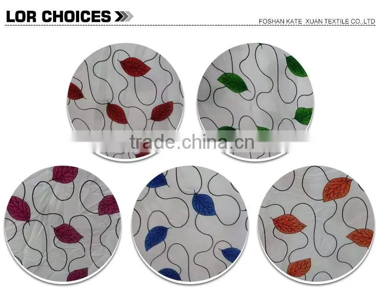 Fashion plain 100% dyed rayon gauze fabric of china