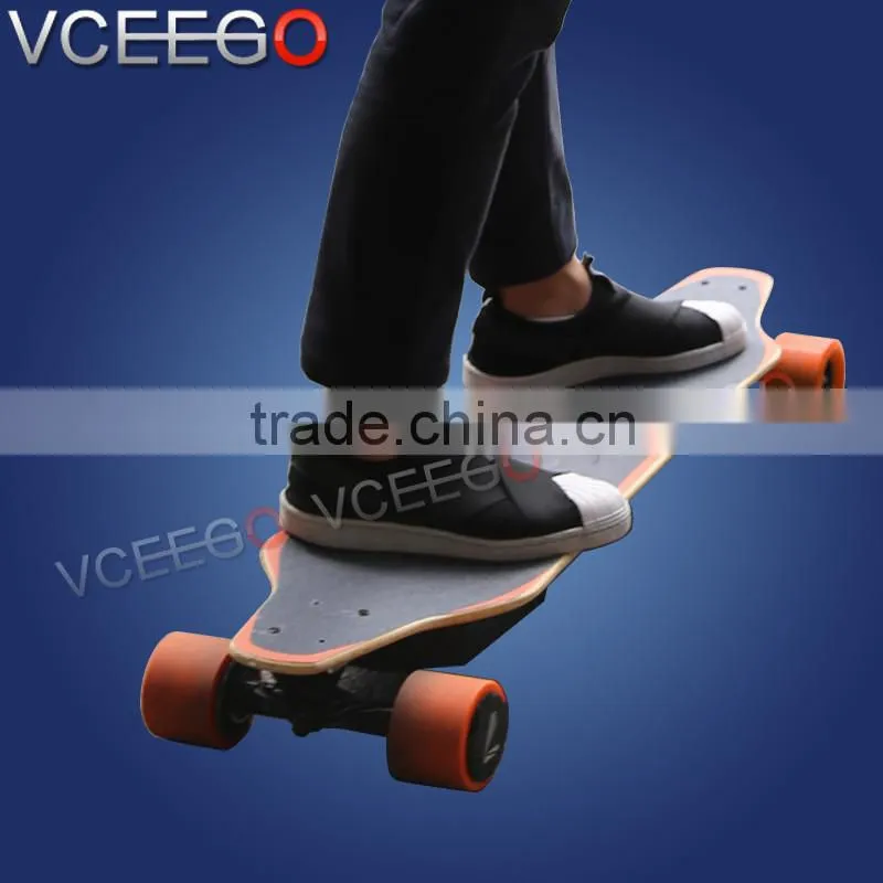 2016 powerfull 2200w hub motor skateboard complete with waterproof in stock