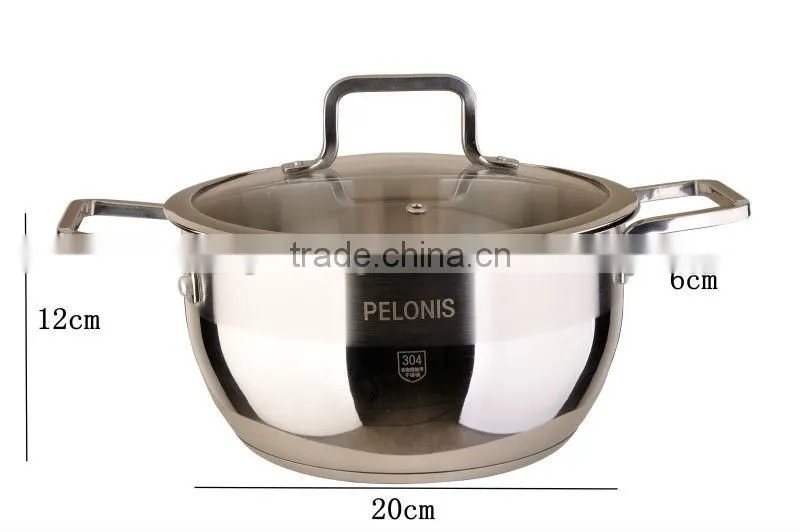 dinnerware sets Stainless Steel Induction cooking Sauce Pot