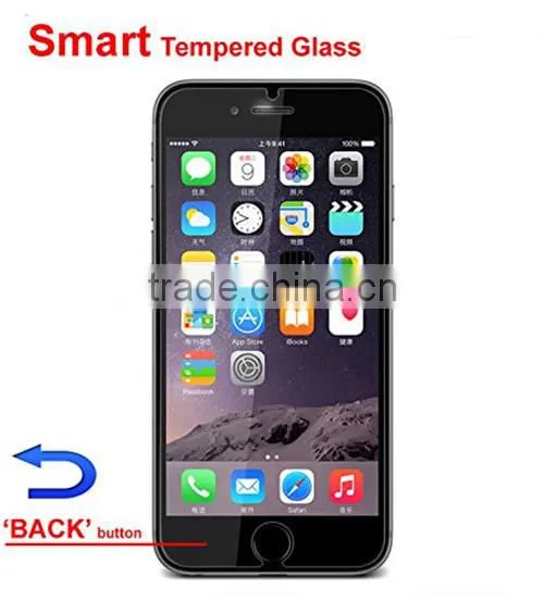 smart key tempered glass screen protector for iphone 6/6plus, added a return key on the screen protector