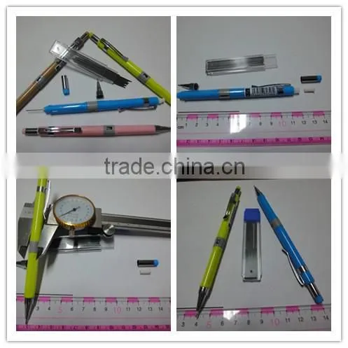 2mm lead propelling multi-head pencil with sharpener