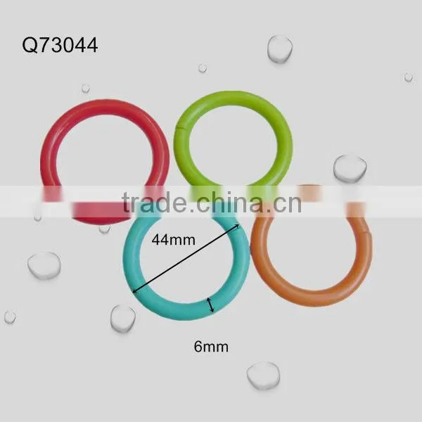 Eco-friendly Colorful Plastic Snap Ring for Toys