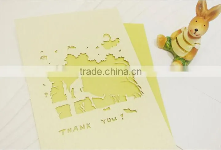 Creative thank you card wholesale