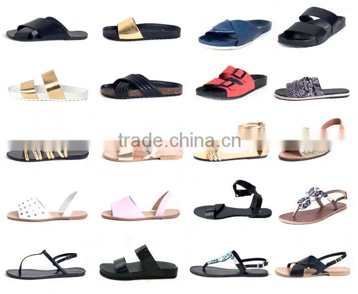 2016 Newest Summer Ladies Fashion Fancy Flat Sandals