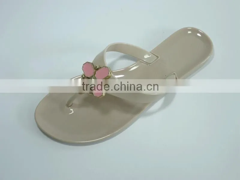 PVC Jelly Good quality T strap Slipper 2015