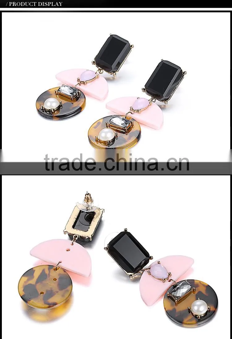 Hot Selling Fashion Jewellery Acetate Earrings EA001