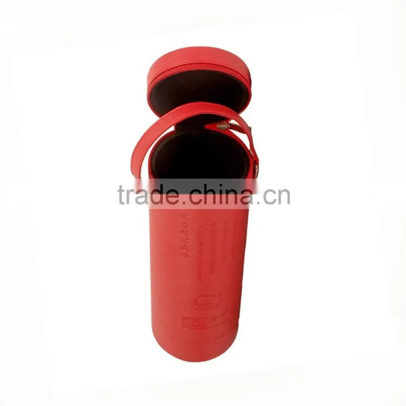 custom red single bottle carrier wholesale wine bottle holder case high quality gift box