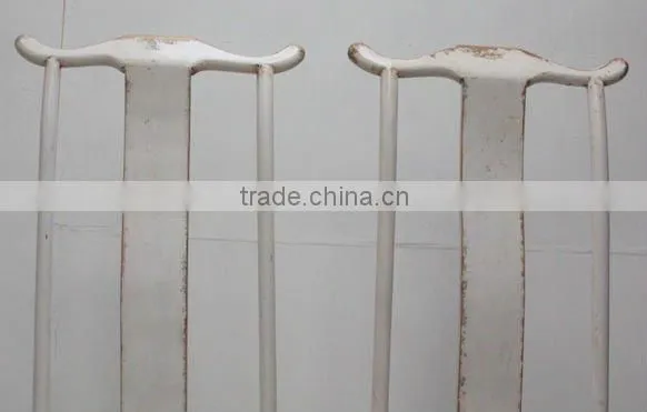 White antique high chair