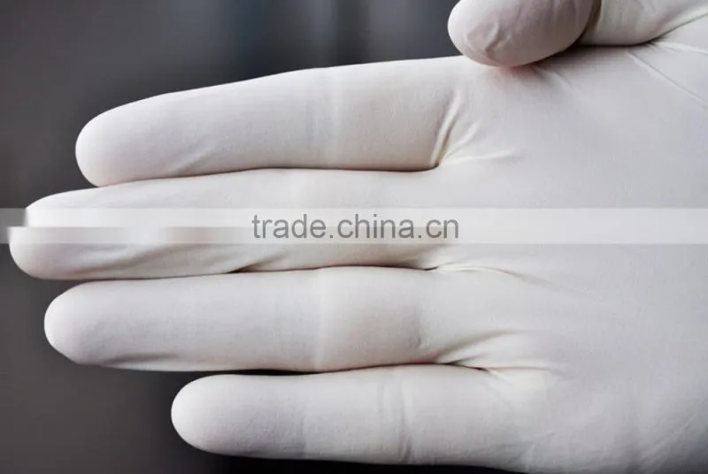 high quality Latex Exam Medical disposable gloves latex