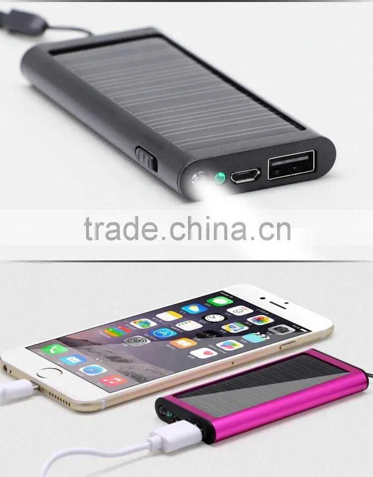 1200mah mini solar multiple mobile phone charger