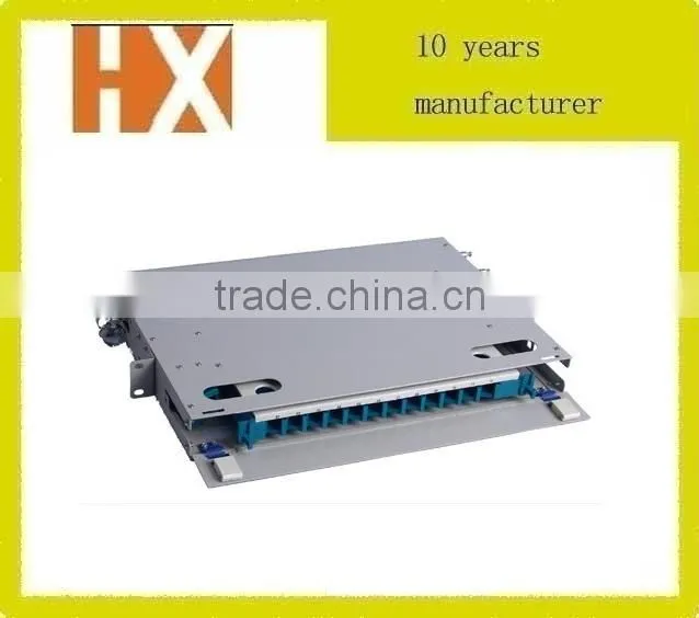 24 Core Indoor Fiber Optic Patch Panel/enclosure