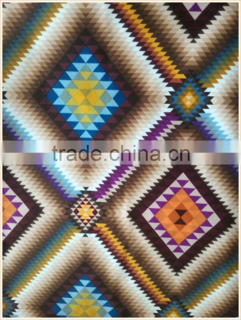 2016 New high quality printing transfer paper fabric with geometric figure design