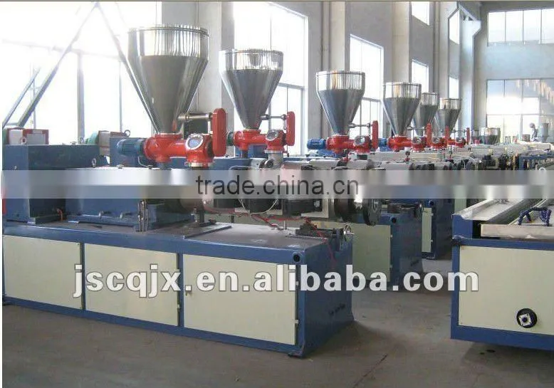 SJSZ 65 twin screw extruder for making PPR/PPR/PE PIPE