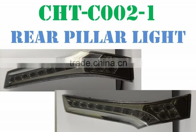 New trend product LED RED Brake Warning For HONDAA FIT Rear Pillar Light