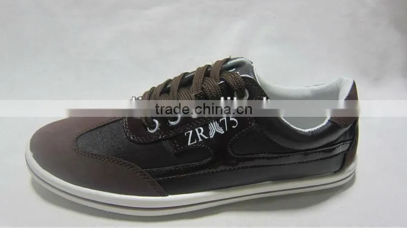 2013 new mens fashion casual shoes with PU upper & PVC outsole shoes for men in stock