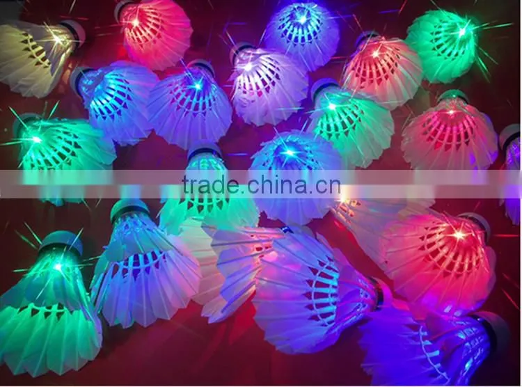 2015 new design led shuttlecock badminton