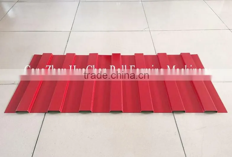 color steel galvanized metal aluminum glazed trapezoidal sheet roof tile wall panel roll forming machine