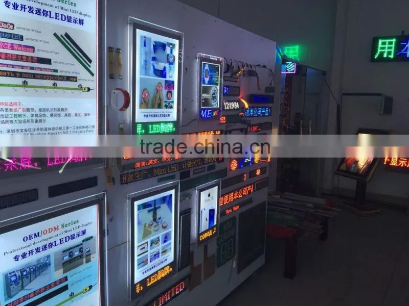 removeable led display led message screen sign board mini hotel led sign
