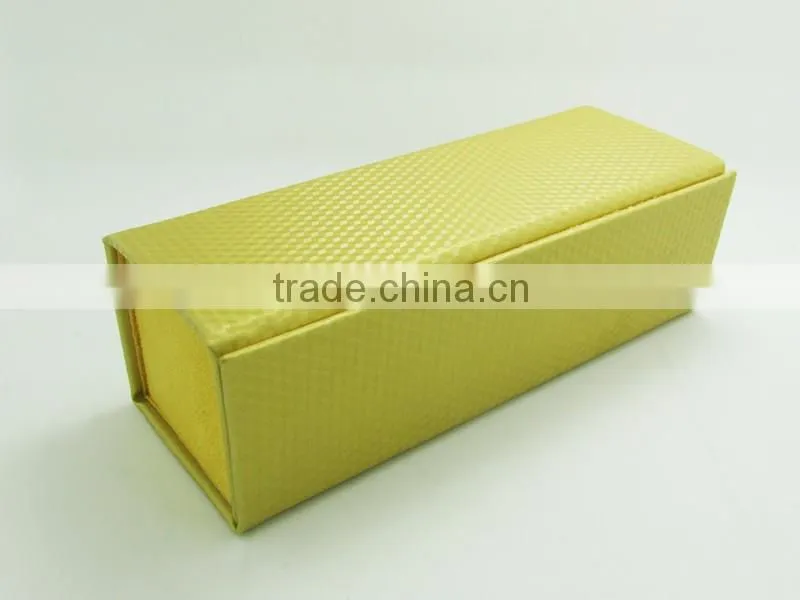 lemon yellow wholesale custom handcraft eyewear glasses case