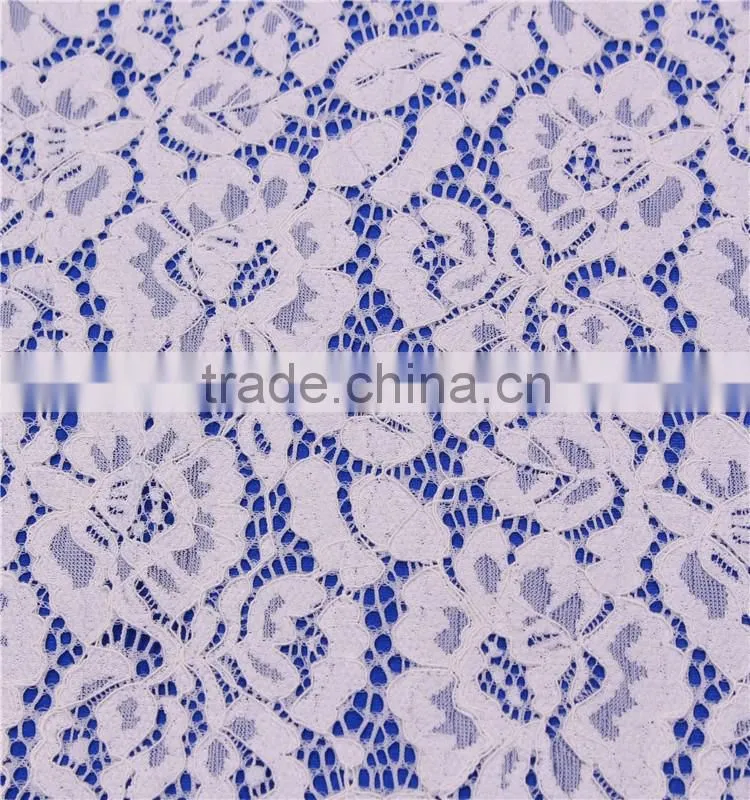 French Jacquard beautiful cotton knit fabric for evening dress