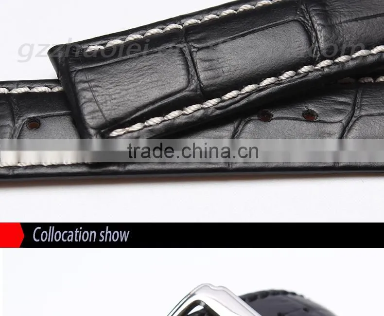 18|19|20|21|22mm high quality genuine leather Men and women's Watch strap with fashionable buckle