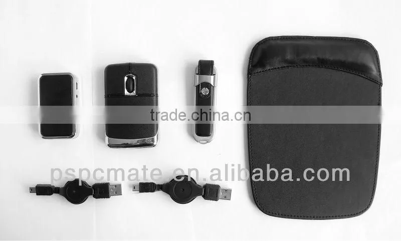 Portable USB Travel Kit /Mini USB Optical Mouse/Hub/PAD