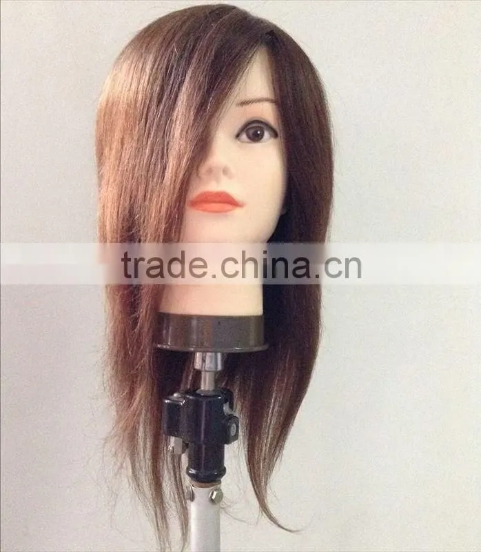 training mannequin head with hair