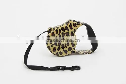Hot Sale Wholesale Leopard Auto Retractable Wireless Dog Leash