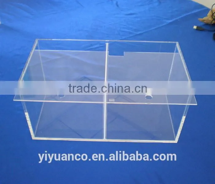 made in china transparent artificial acrylic fish aquarium