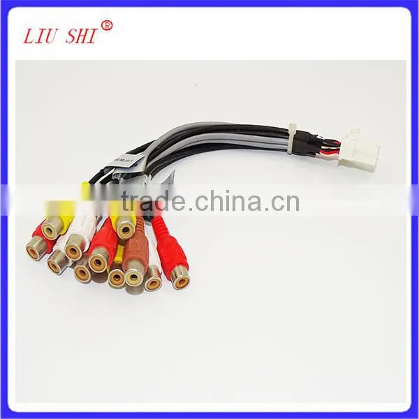 Audio electronic cable with plug