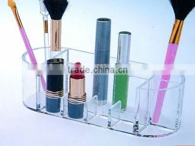L-shaped multifunctional acrylic cosmetic display case
