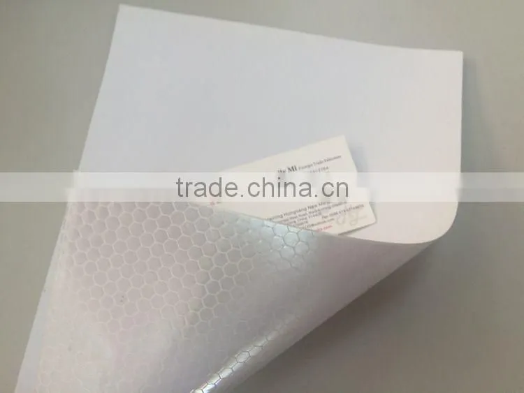 Reflective sticker banner, self adhesive vinyl