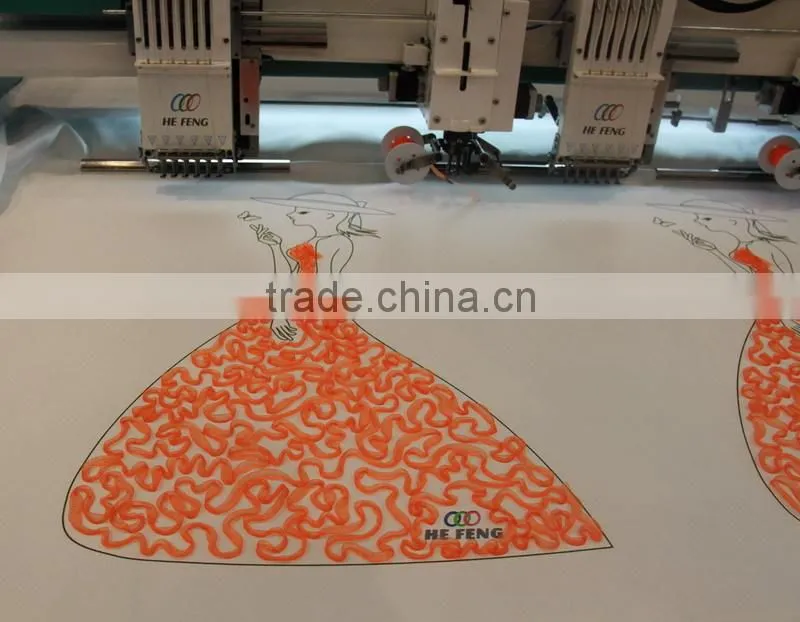 Coiling Taping Cording embroidery machine