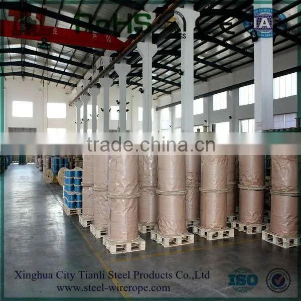 High Quality Black Nylon Wire Rope/ Nylon coated wire rope