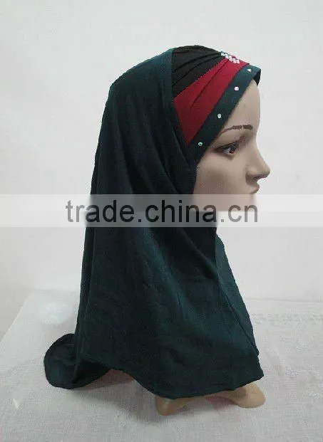 H040 small girl hijab,new style scarf hijab