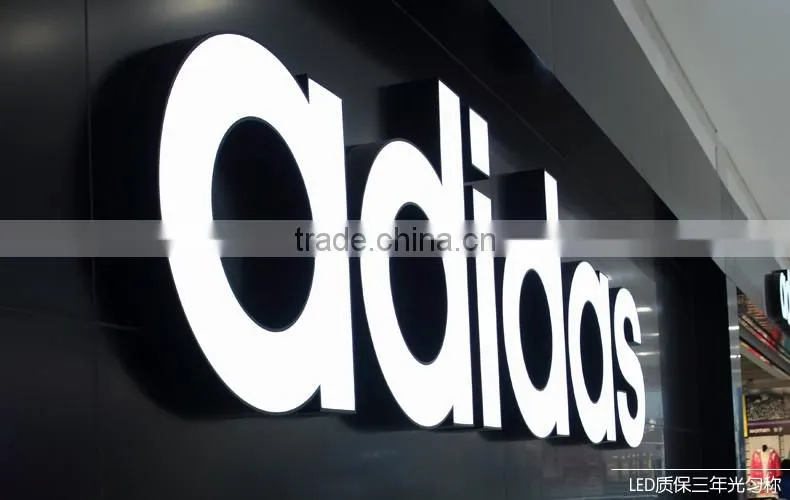 clear acrylic frontlit letter sign making