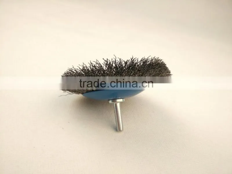 tapered brushes with shank, diameter 100mm or 4"