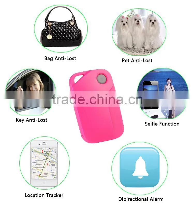 Bluetooth 4.0 Anti-lost Smart Anti-theft Alarm Wireless Key Finder Key Locator for iPhone iPad mini