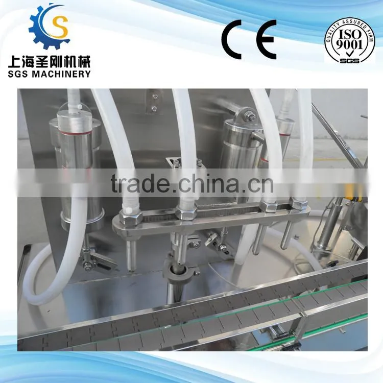 Bottling line of automatic IV infusion vial filling stoppering capping machine