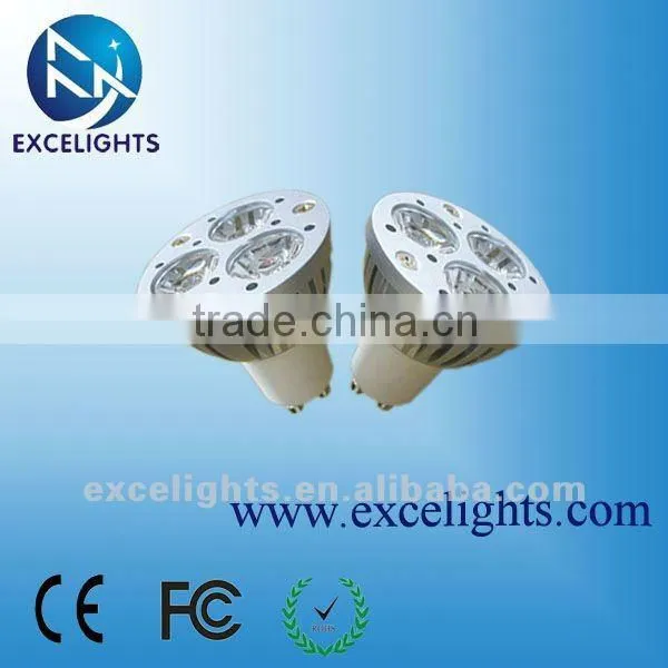 3W Super Bright High power GU10 LED Spot Light