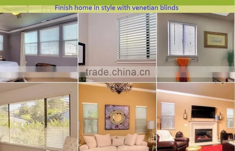 metallic silver 25mm aluminum venetian blinds at competitive price for interior decoration